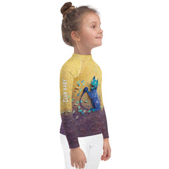 UV protective doodle rash guard for children