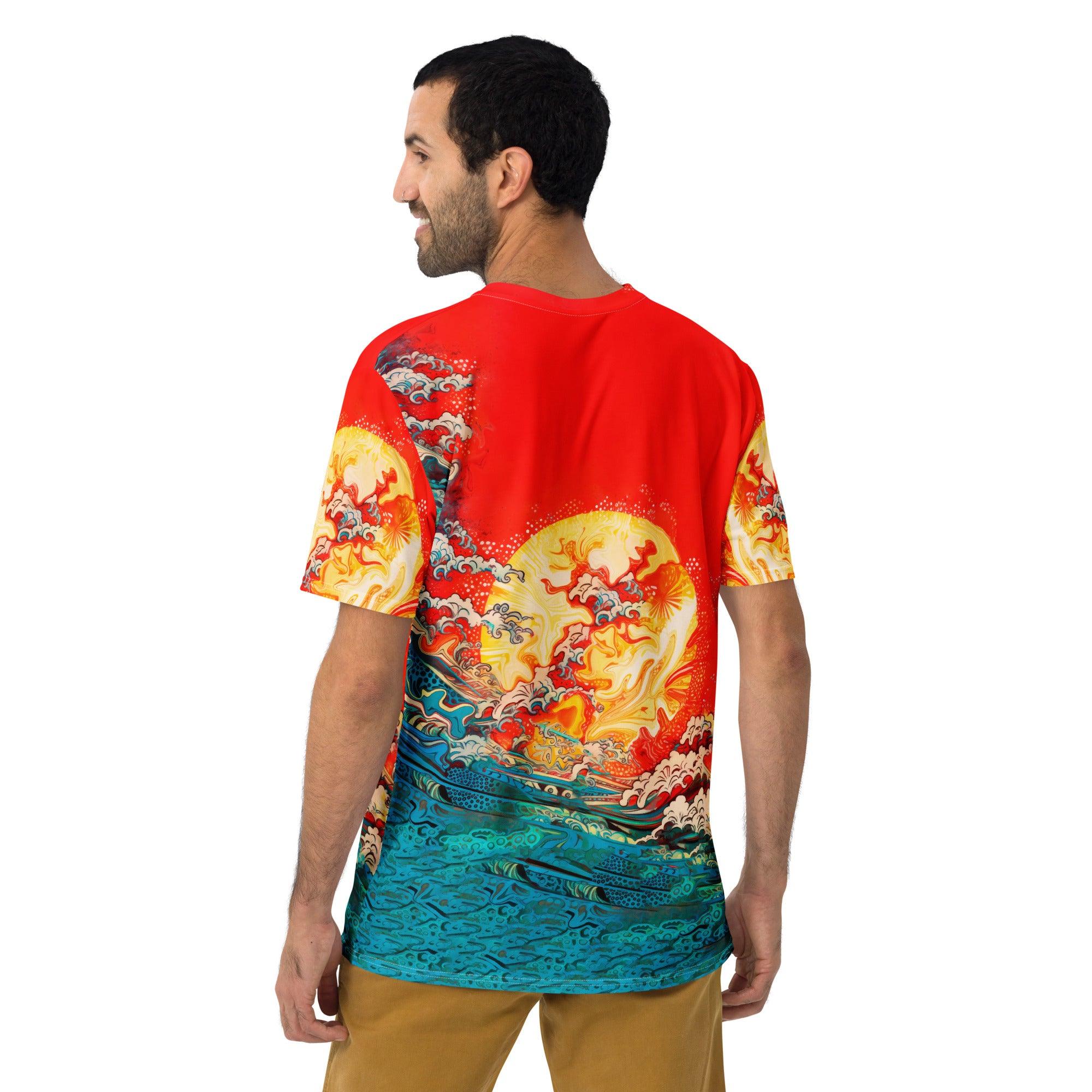 Men's Surfer's Paradise Crew Neck Tee Ride The Waves In Paradise - Beyond T-shirts