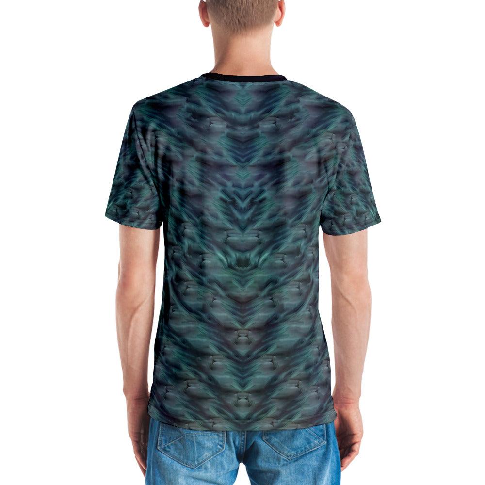 Men's Sinister Shadows All Over Print Crew Neck Tee Embrace The Darkness - Beyond T-shirts