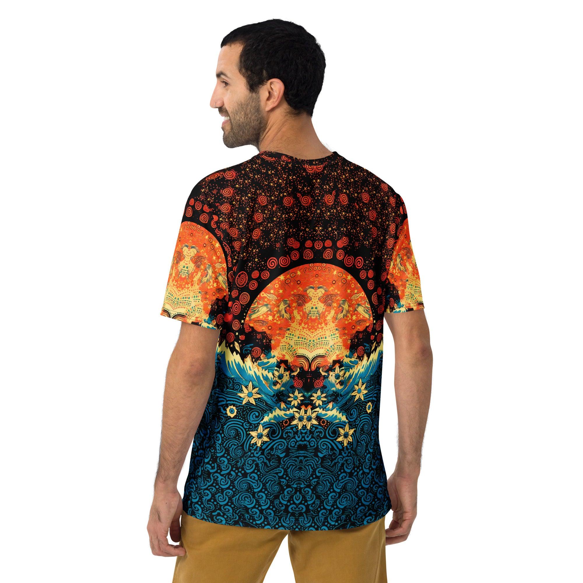 Tropical Surf Odyssey Men's Crew Neck Tee - Beyond T-shirts