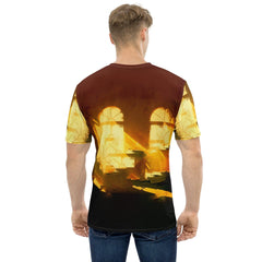 Electrifying DJ Beat Men's Music Crew Neck Shirt - Beyond T-shirts