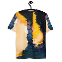 Retro Cassette Vibes Men's All-Over Print Crew Neck Tee - Beyond T-shirts