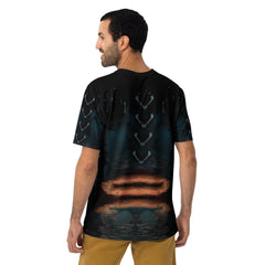 Graffiti Beats All-Over Print Men's Crew Neck T-Shirt - Beyond T-shirts