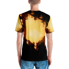 Retro Cassette Tape Melody Men's Crew Neck T-Shirt - All-Over Print - Beyond T-shirts