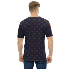 Jazzed Up Notes All-Over Print Men's Crew Neck T-Shirt