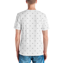 Monochromatic Mirage All-Over Print Men's Crew Neck T-Shirt