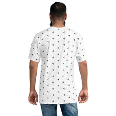 Dynamic Lines All-Over Print Men's Crew Neck T-Shirt