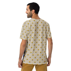 Geometric Shadow Men's Crew Neck T-Shirt