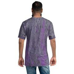 Weathered Steel Texture Crew Neck T-Shirt