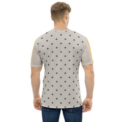 Geometric Harmony All-Over Print Men's Crew Neck T-Shirt