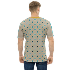 Muted Tones All-Over Print Men's Crew Neck T-Shirt