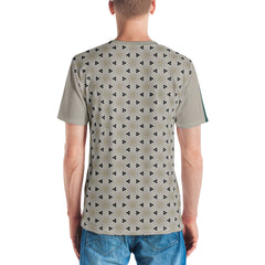 Minimalist Melody All-Over Print Men's Crew Neck T-Shirt