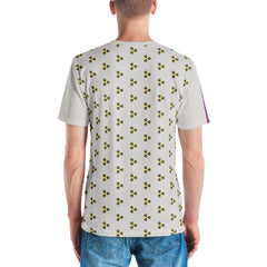 Monochrome Elegance All-Over Print Men's Crew Neck T-Shirt