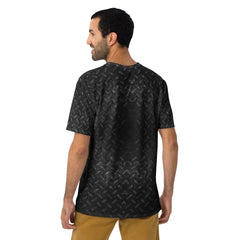 Satin Serenity Texture Men's Crewneck Tee