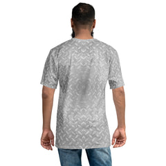 Waffle Weave Texture Men's Crewneck Tee