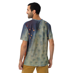 Singer Fox All-Over Print Men's Crew Neck T-Shirt