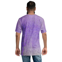 Linen Luxe Texture Men's Crew Neck T-Shirt
