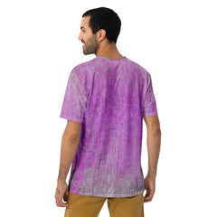 Microfiber Mastery Texture Men's Crew Neck T-Shirt