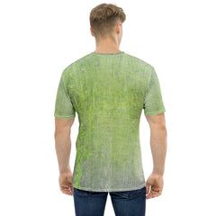 Jacquard Jet Texture Men's Crew Neck T-Shirt