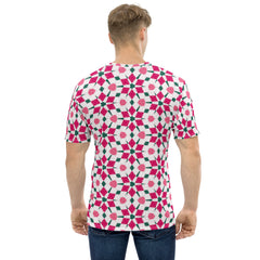 Kaleidoscope Mosaic Men's Crew Neck T-Shirt