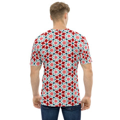 Electric Kaleidoscope Men's Crew Neck T-Shirt