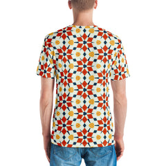 Vibrant Kaleidoscope Men's Crew Neck T-Shirt