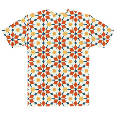 Vibrant Kaleidoscope Men's Crew Neck T-Shirt