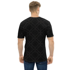 Persian Elegance All-Over Print Men's Crew Neck T-Shirt