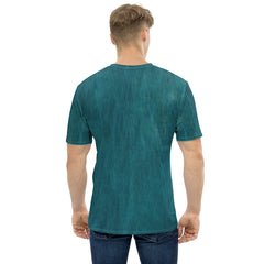 Herringbone Hues Men's Crew Neck T-Shirt