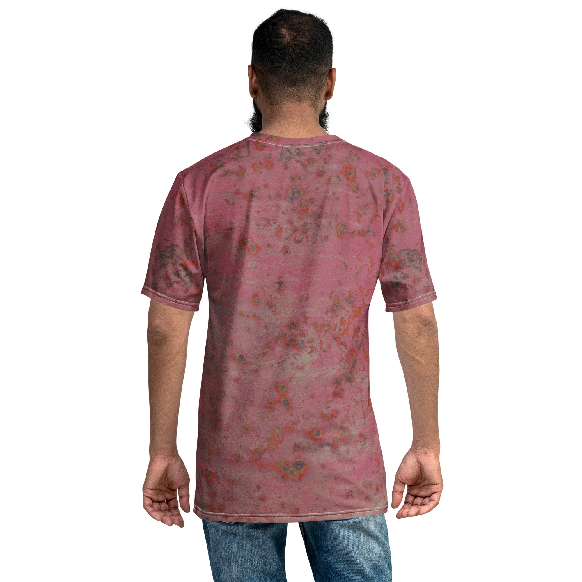 Vibrant and artistic Abstract Spectrum Men's T-Shirt for unique style