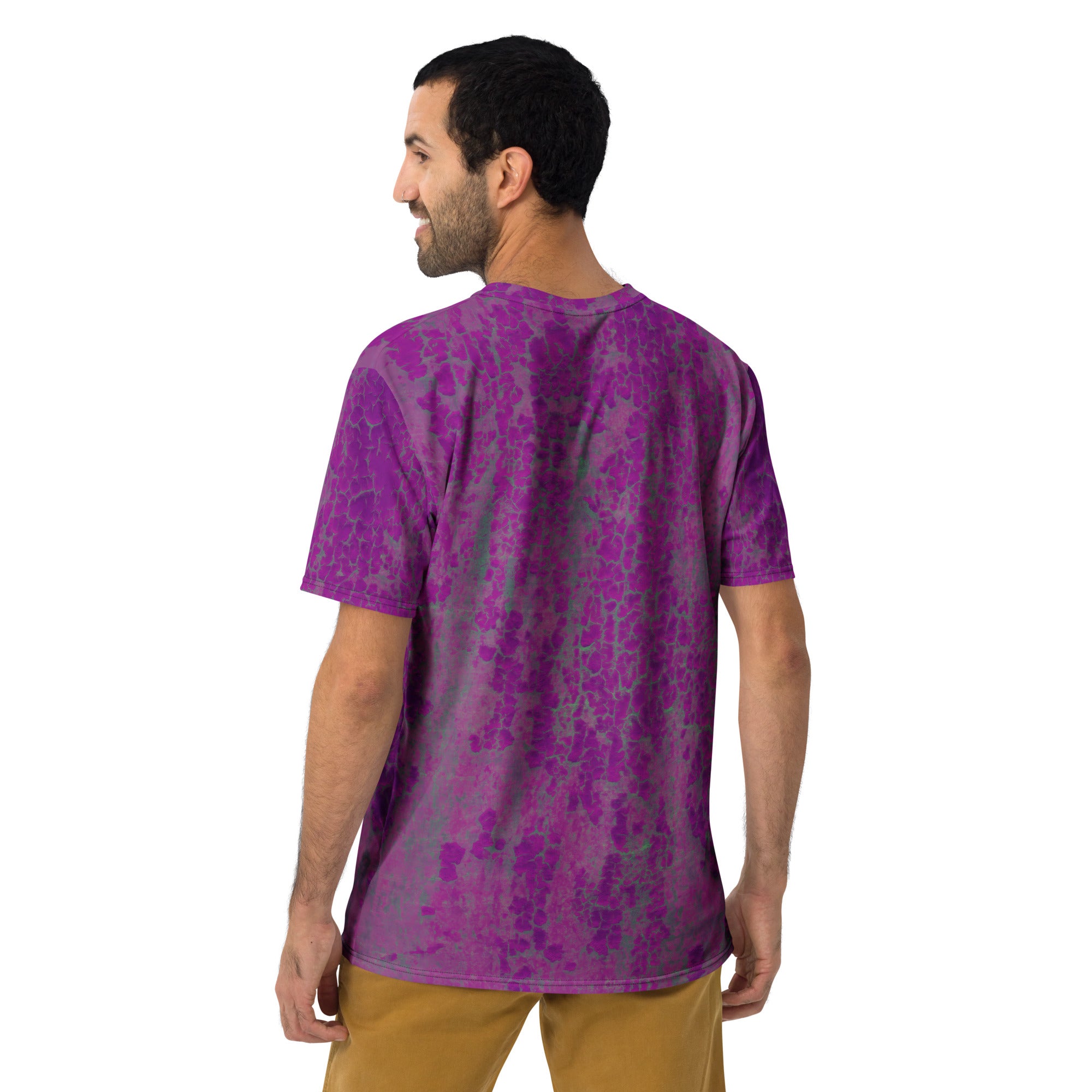 Unique Pixelated Prism Men's T-Shirt for a contemporary look