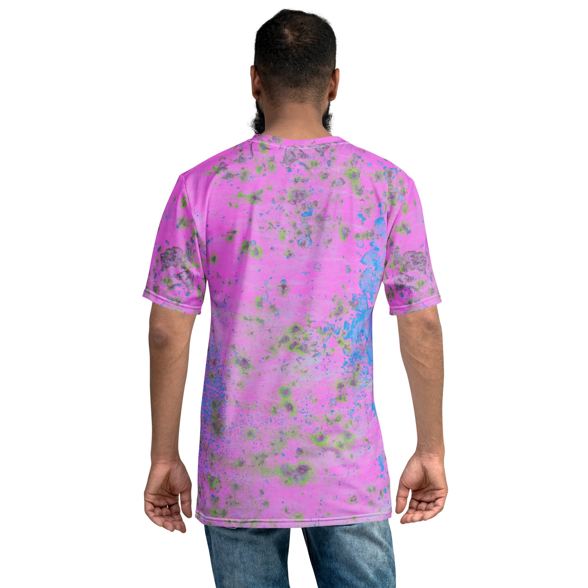 Bold and colorful Vibrant Vortex Men's T-Shirt for a statement look