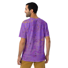 Eye-catching Men's Crew Neck Tee with kaleidoscope carnival design