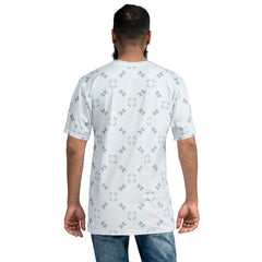 Stylish men's crew neck tee with Lotus Bloom graphic