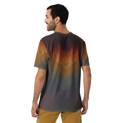 Back view of Botanical Beauty Men's Crewneck Tee