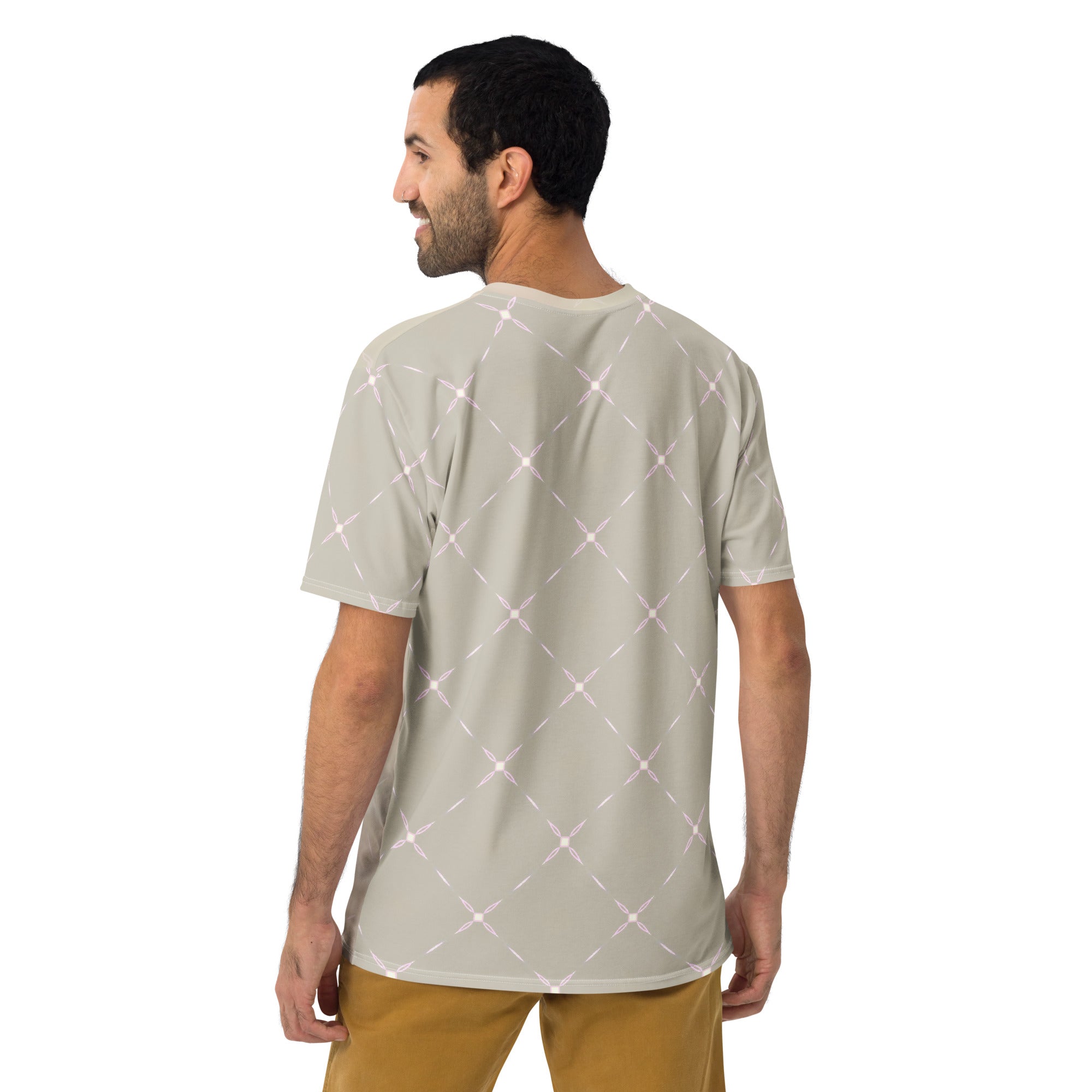 Back view of Springtime Serenity Men's Crewneck Tee.