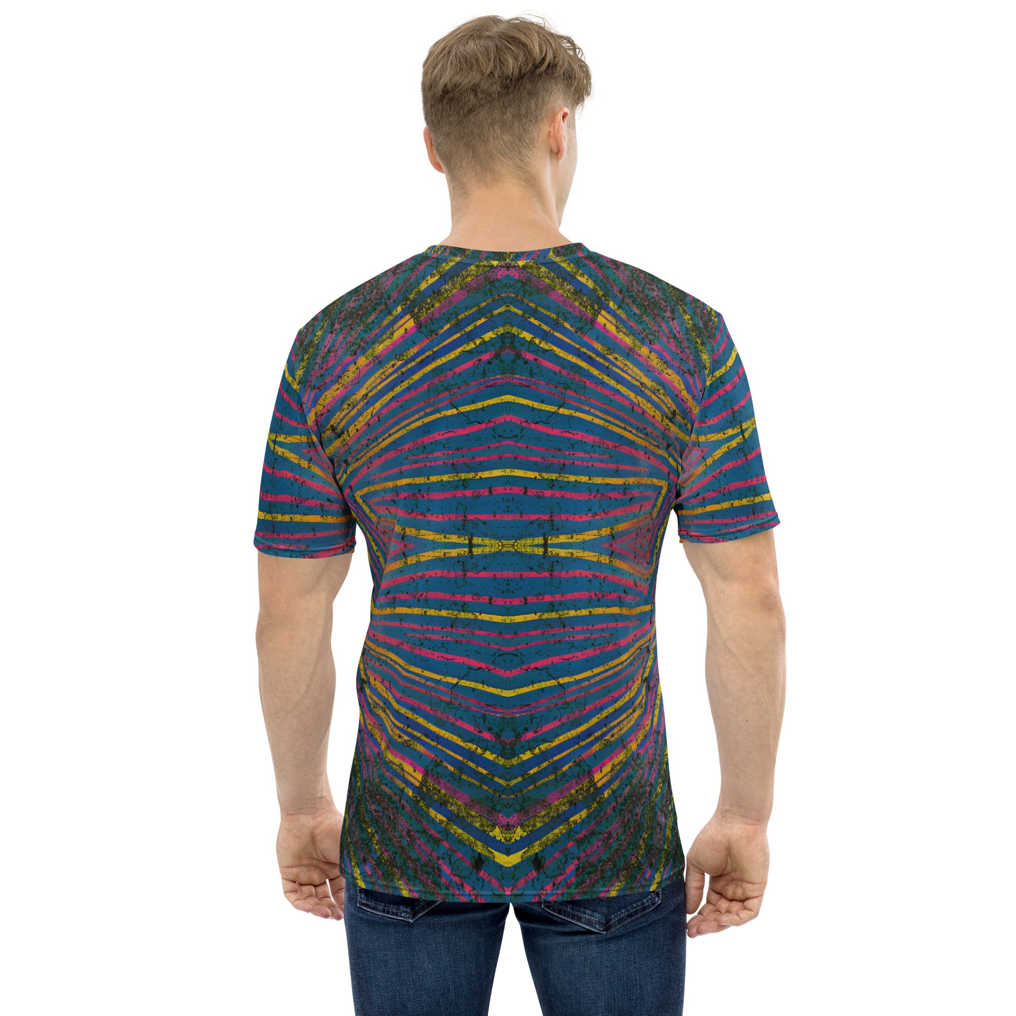 Limitless Adventure Men's T-Shirt - close-up of fabric and print