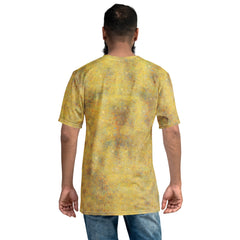 Trendy all-over print crewneck tee for men