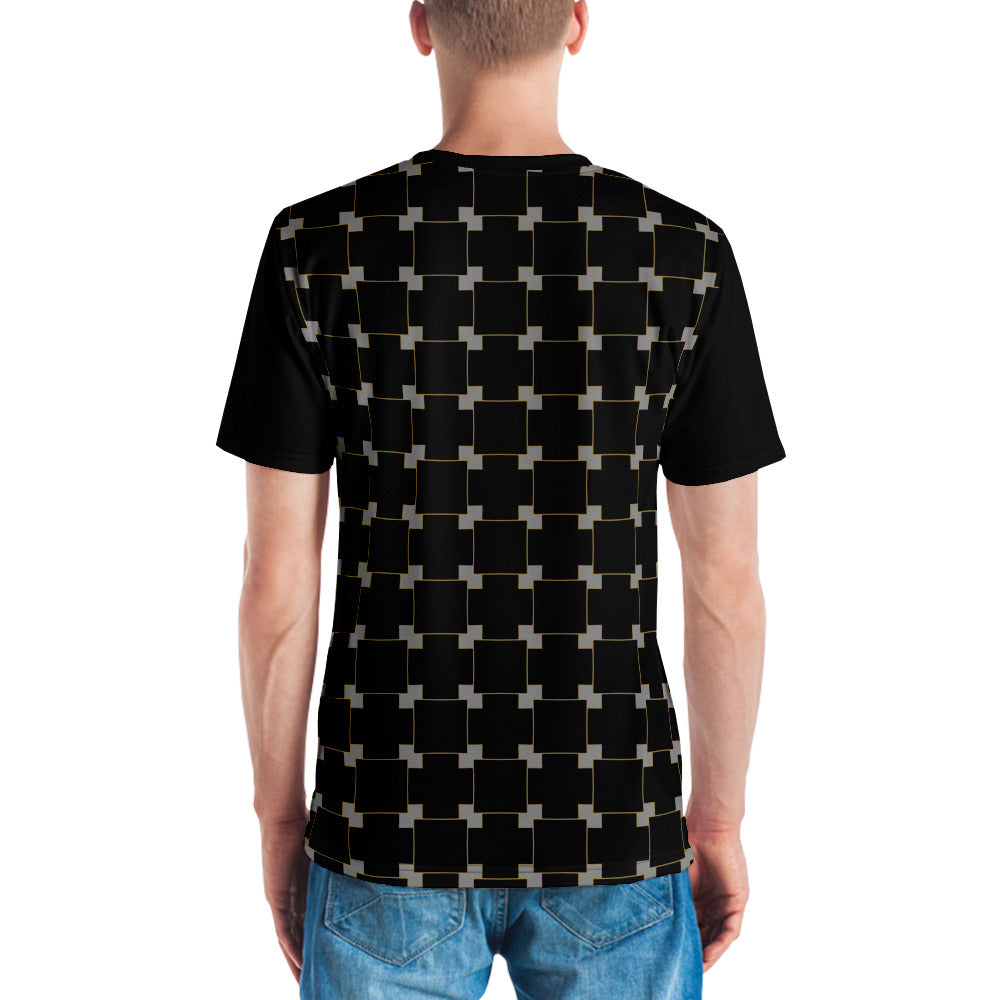 Vibrant floral print men's T-shirt