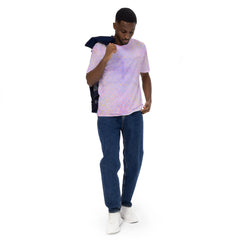 Sateen Stride Texture Men's Crewneck Tee