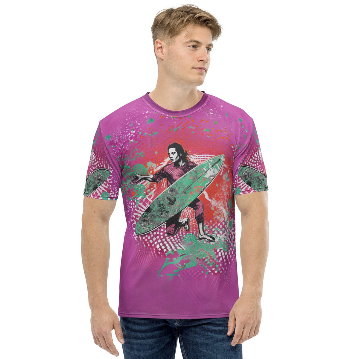 Trendy Surfing 5-10 Men's T-Shirt for surf aficionados