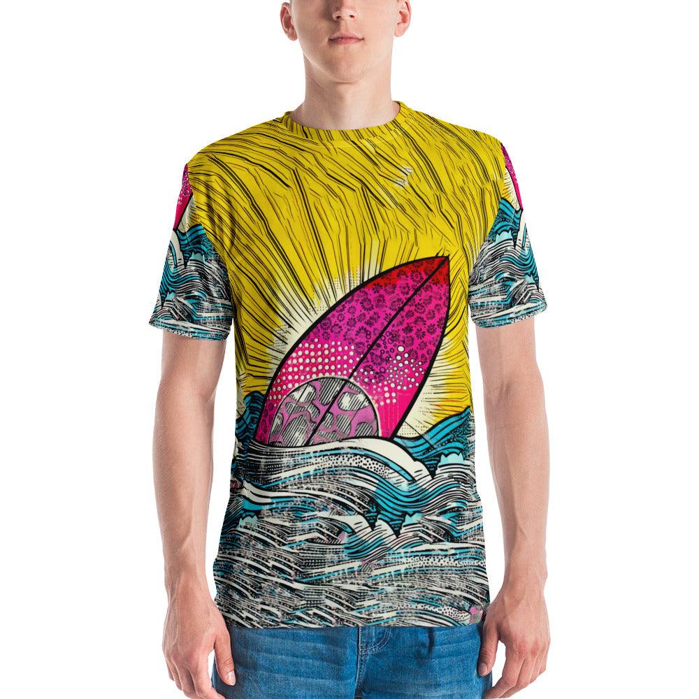 Cool and casual Surfing 5-32 Men's T-Shirt for surf lovers