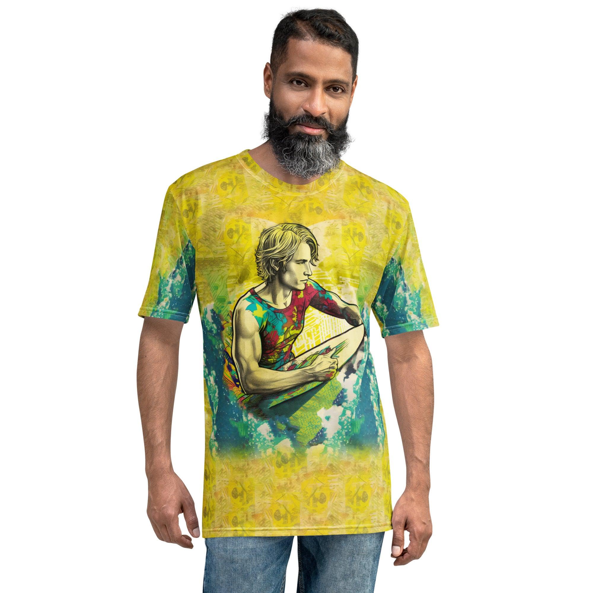 Classic Surfing 1 33 Men's T-Shirt featuring a cool, surf-inspired graphic for the avid surfer.