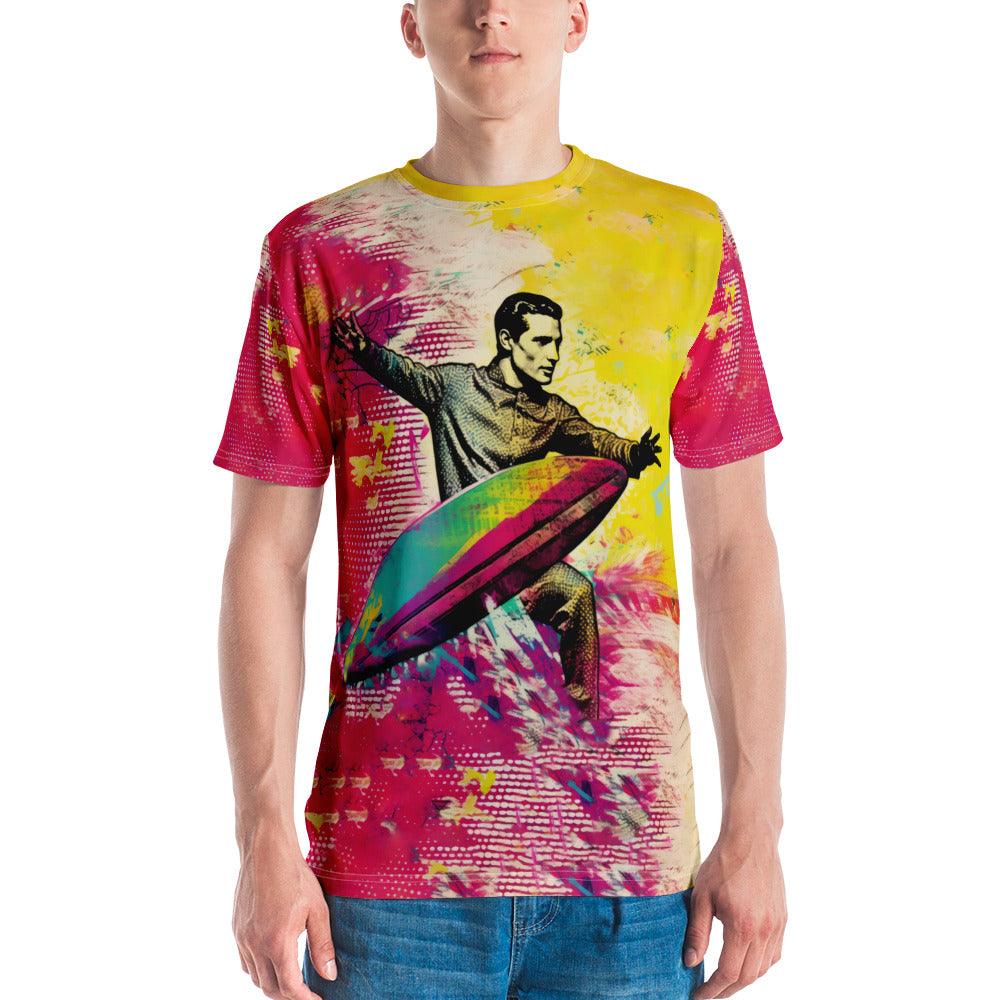 Stylish Surfing 1 06 Men's T-Shirt with unique surf graphic for the passionate surfer.