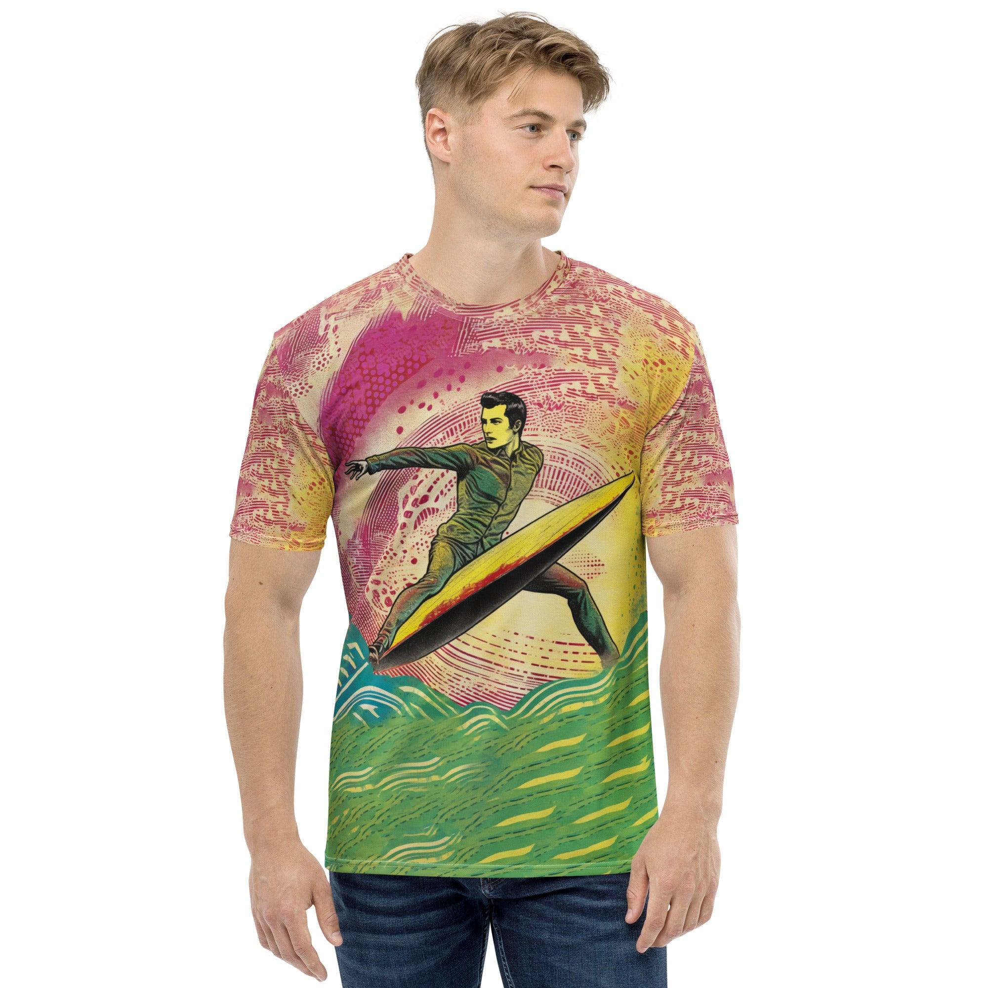 Sleek Surfing 1 09 Men's T-Shirt with dynamic surf-inspired graphic for a bold look.