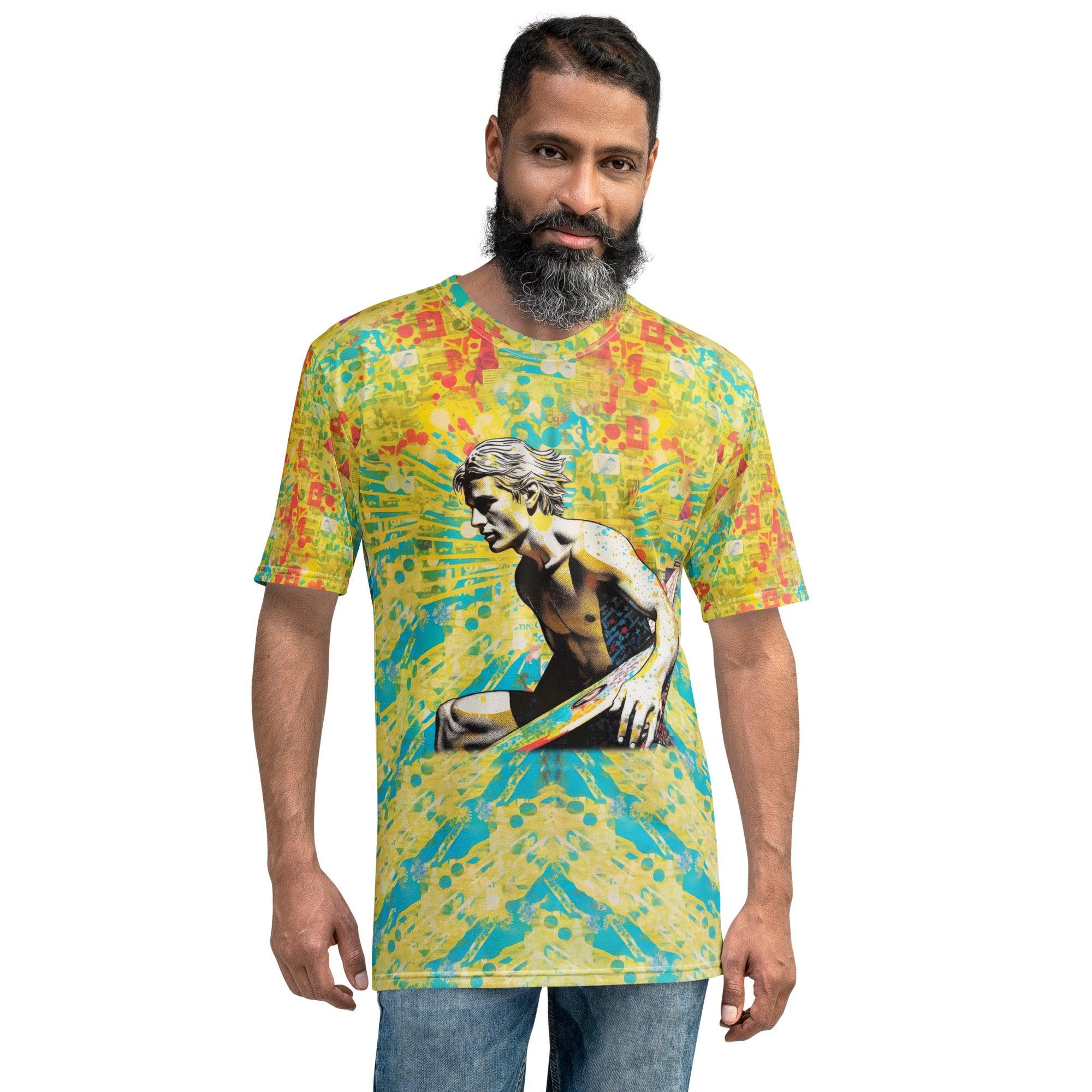 Casual yet striking Surfing 1 30 Men's T-Shirt, designed for those who live the surf lifestyle every day.