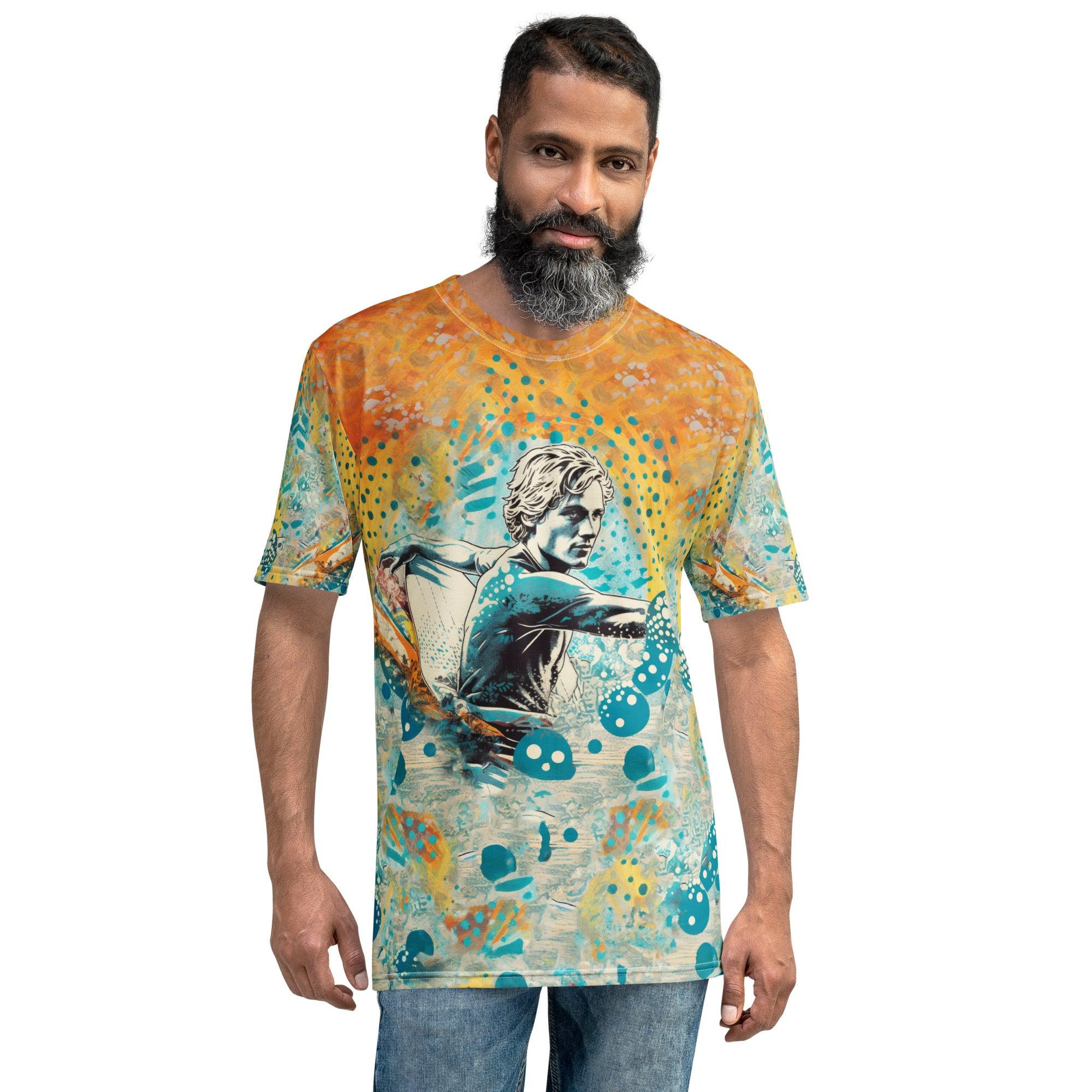 Dynamic Surfing 1 34 Men's T-Shirt with exclusive surf design for a standout look.