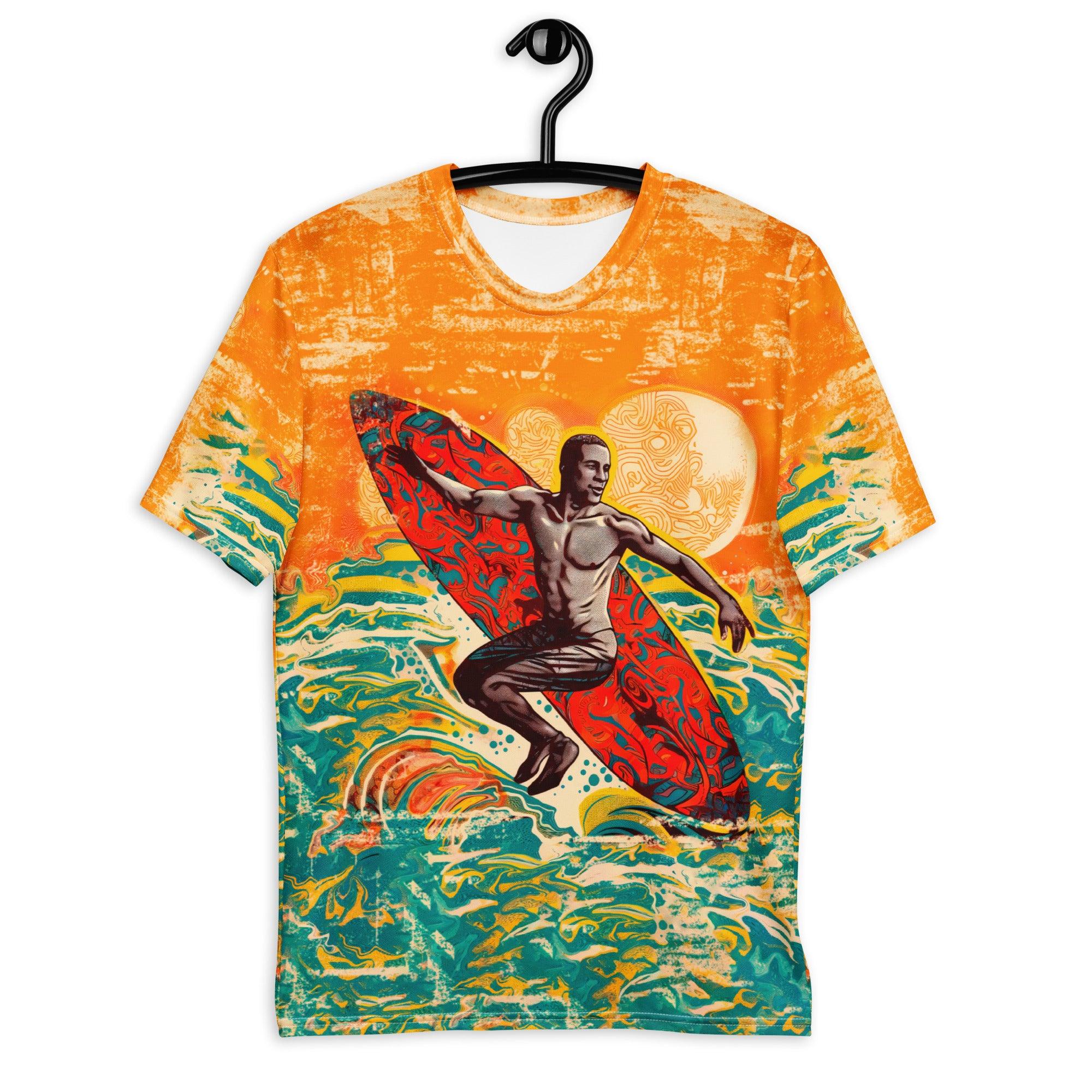 Men's Surfing Paradise Crew Neck Tee Ride The Waves In Paradise - Beyond T-shirts