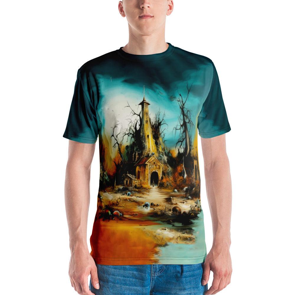 Halloween Haunt All Over Print Men's Crew Neck Tee Embrace The Spooky Season - Beyond T-shirts