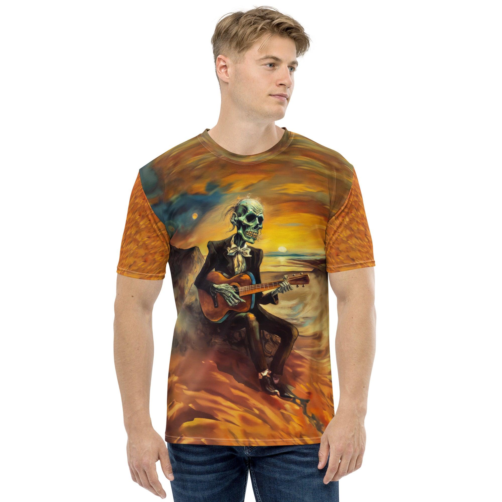 Nightmares All Over Print Men's Crew Neck Tee Embrace The Dark Delights - Beyond T-shirts